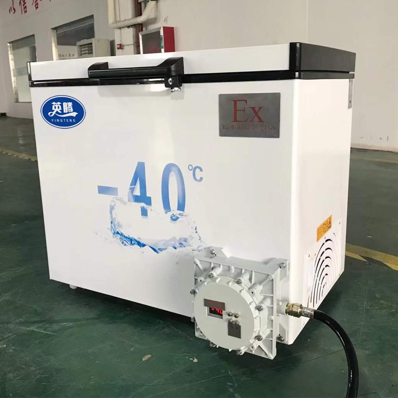 英騰-40度臥式超低溫防爆冰箱 烤漆房使用